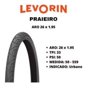 Pneu Aro 26 Levorin Praieiro 26X1.95 (50-559mm).
