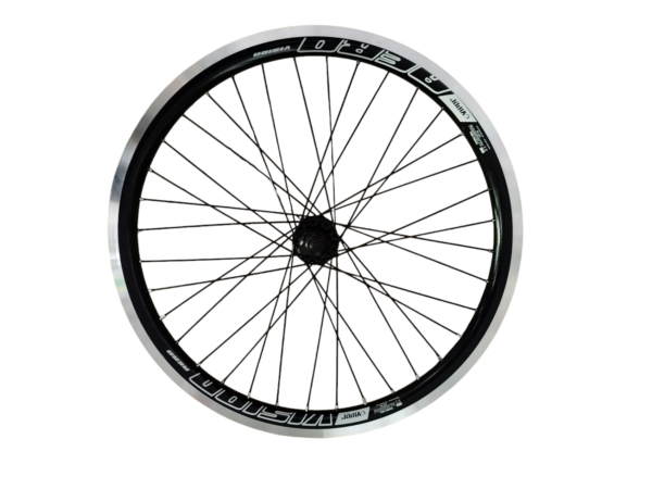 Par de Rodas Aro 20 Aero Montada Preto(Com Catraca) - Image 4